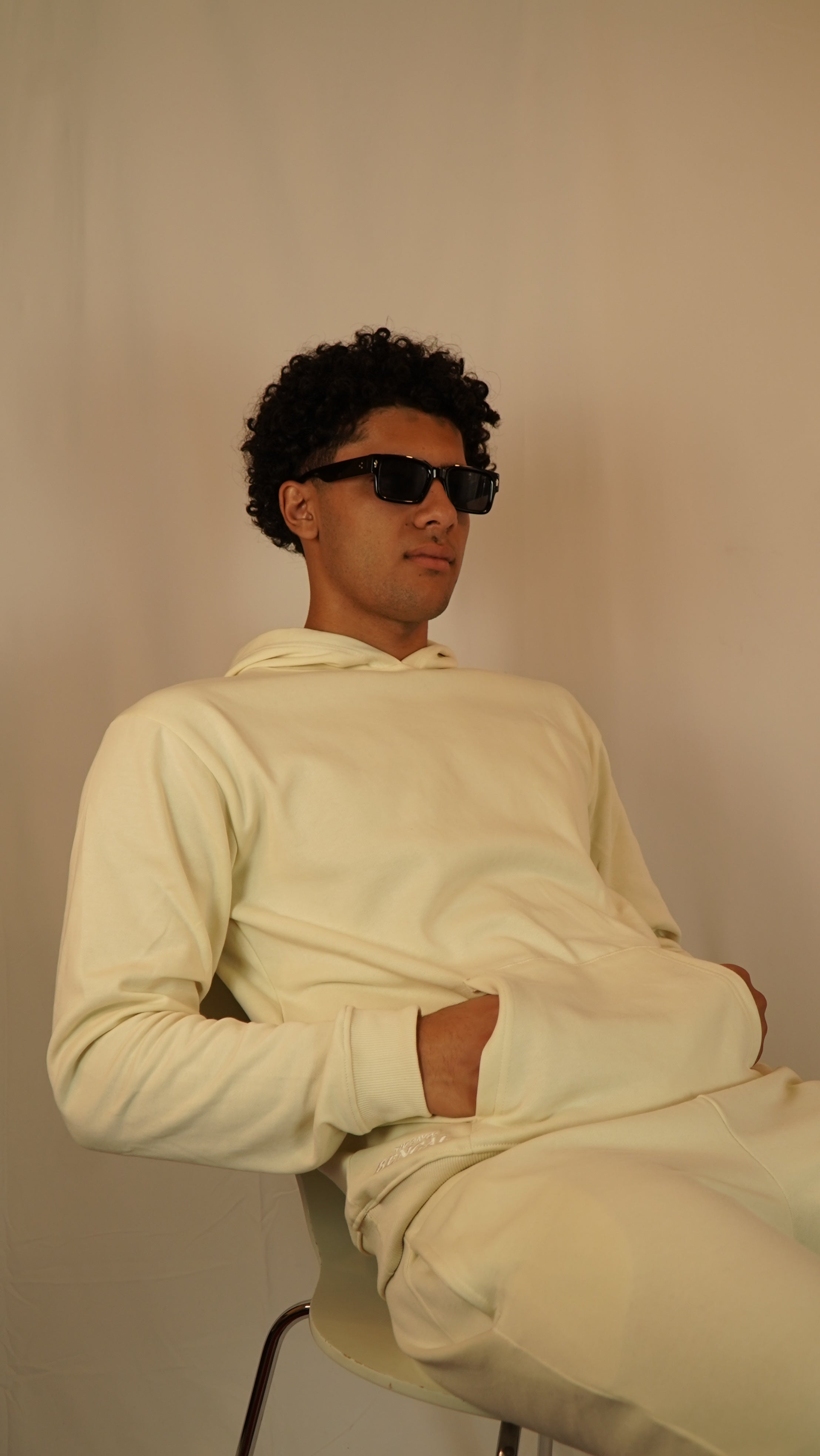 Daily Essential Bone White Hoodie