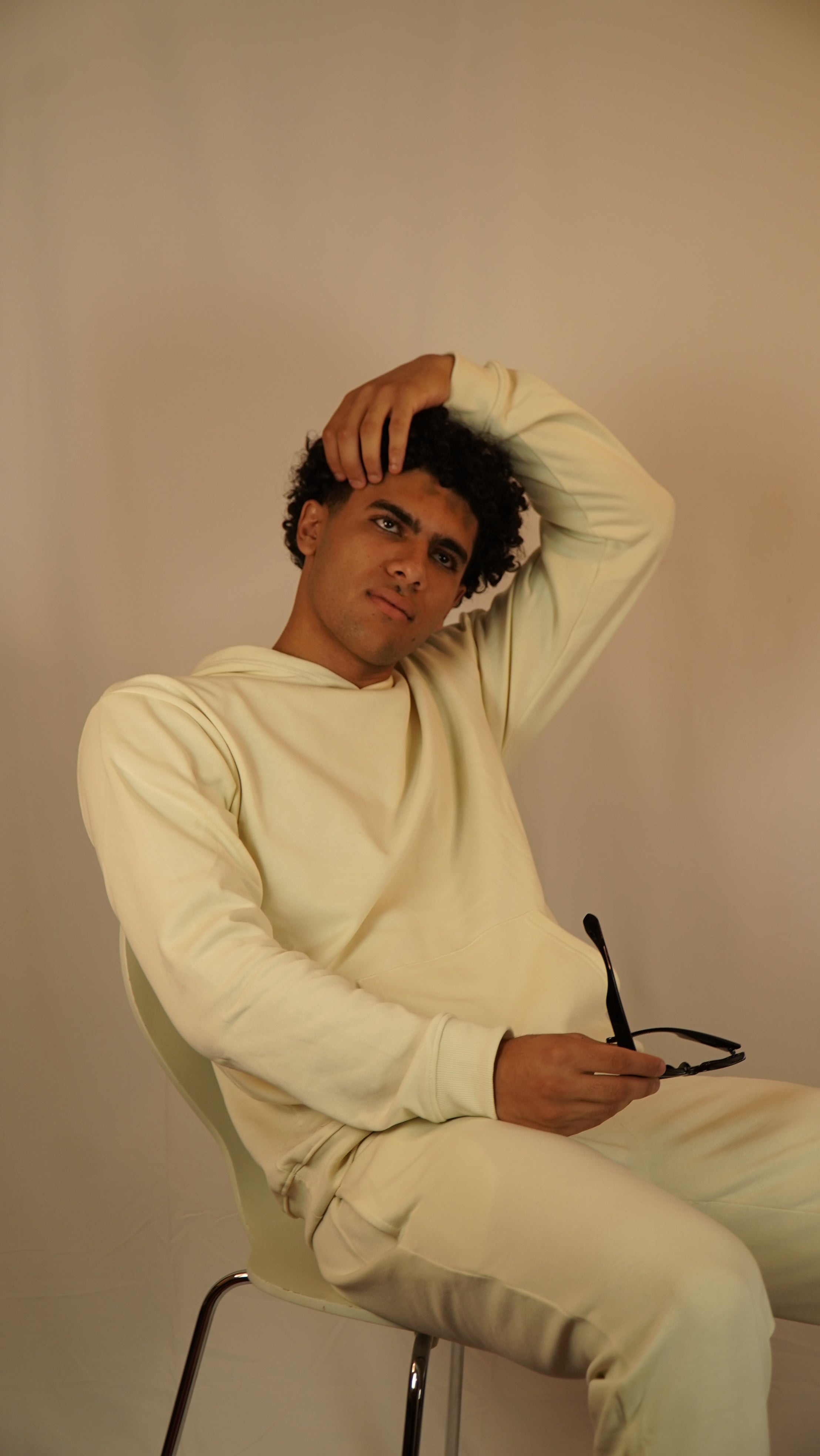 Daily Essential Bone White Hoodie